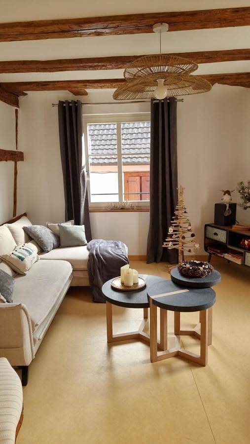 Gîte pour 4 personnes, avec terrasse et vue à Soultzbach-les-Bains