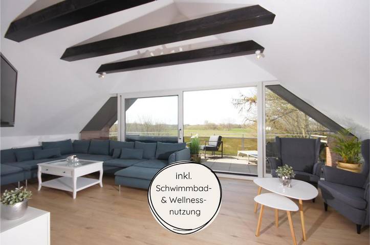 Ferienhaus für 11 Personen, mit Garten und Sauna sowie Ausblick in Grömitz