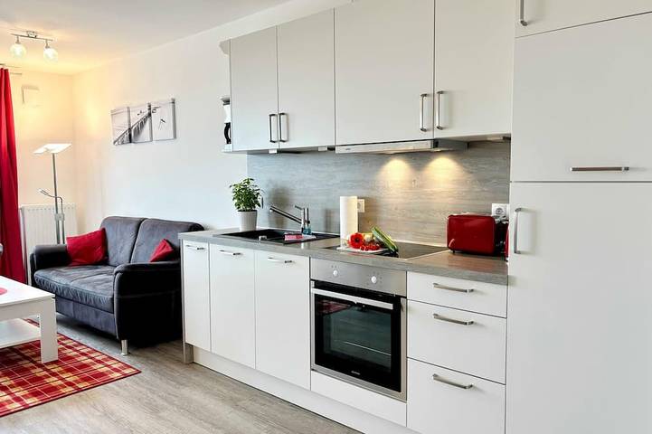 Loft voor 4 personen, met sauna en balkon in Dorum