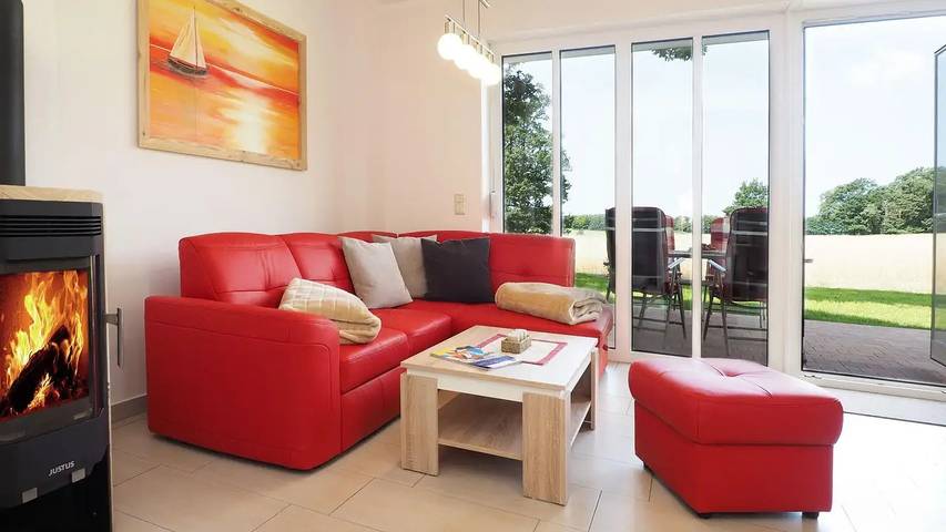 Ferienhaus für 6 Personen, mit Terrasse und Garten, mit Haustier in Korswandt