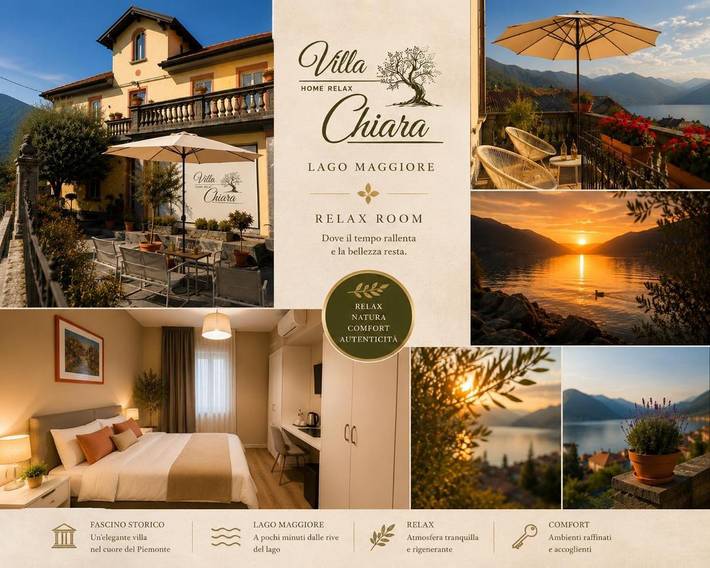 Gîte pour 3 personnes, avec jardin et terrasse, animaux acceptés à Gravellona Toce