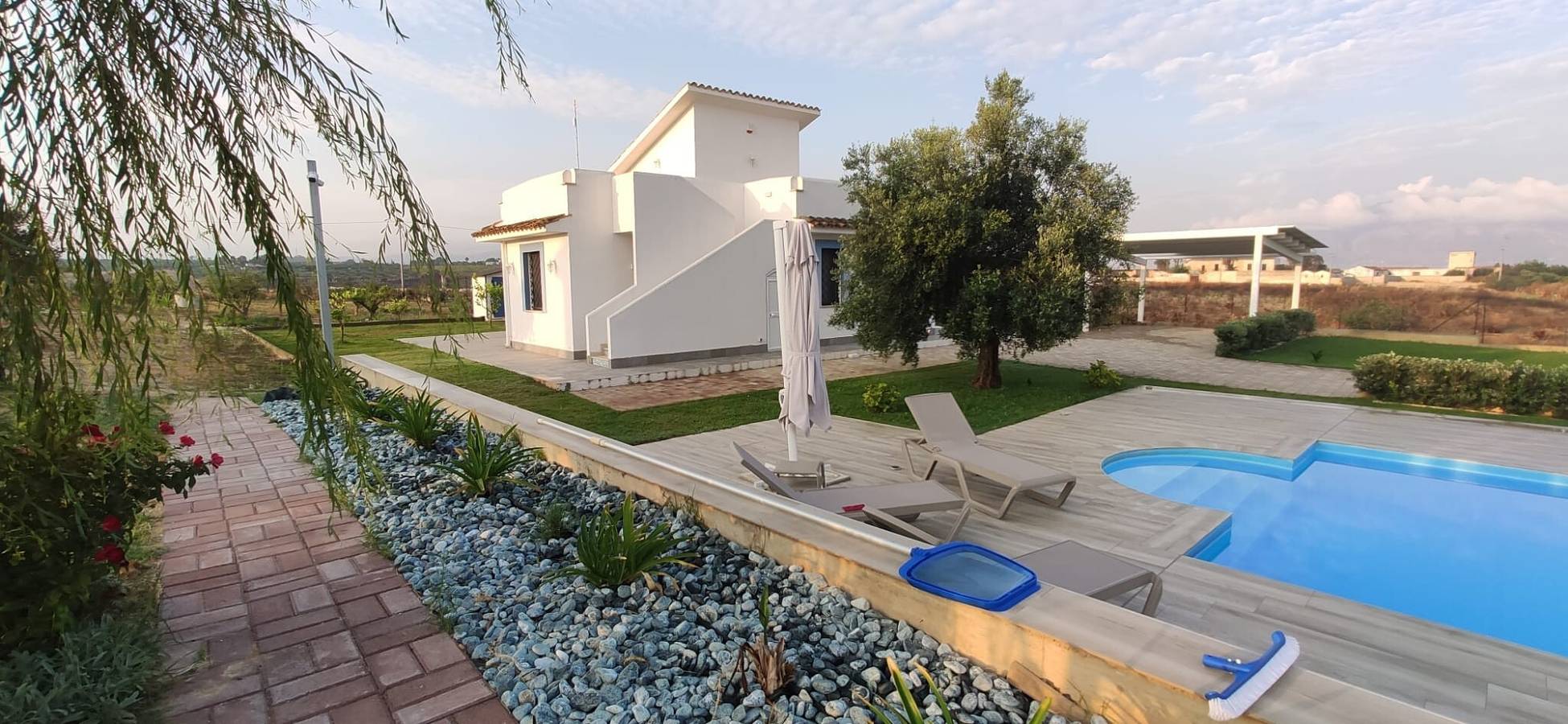 Casa Babalù vista mare con piscina privata in Partinico, Provincia di Palermo