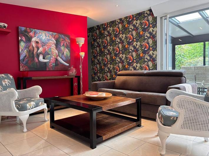 Location de vacances pour 5 personnes, avec jardin à Vivonne