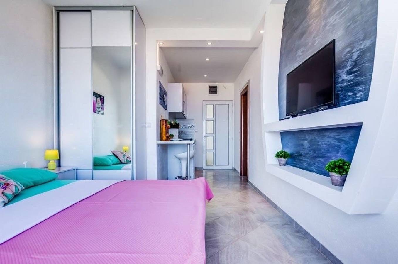 Ganze Wohnung, Studio Apartment with Seaview in Utjeha-Bušat, Montenegro