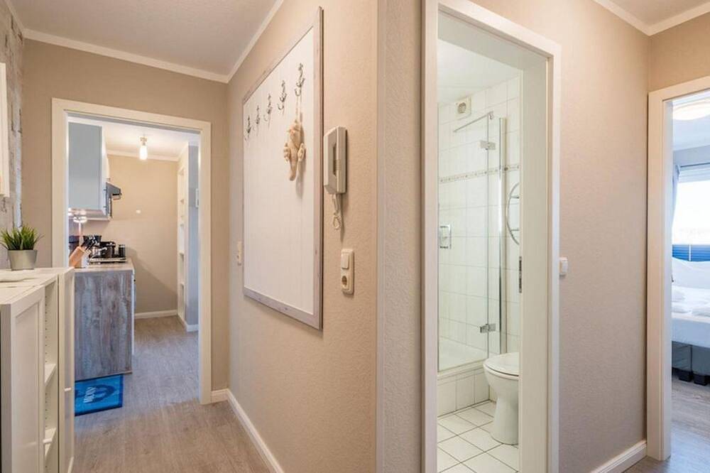 Ganze Wohnung, Apartmenthaus Deichbude am Strand Kleine Brise 5a - Apartmenthaus Deichbude am in St. Peter-Ording, Eiderstedt