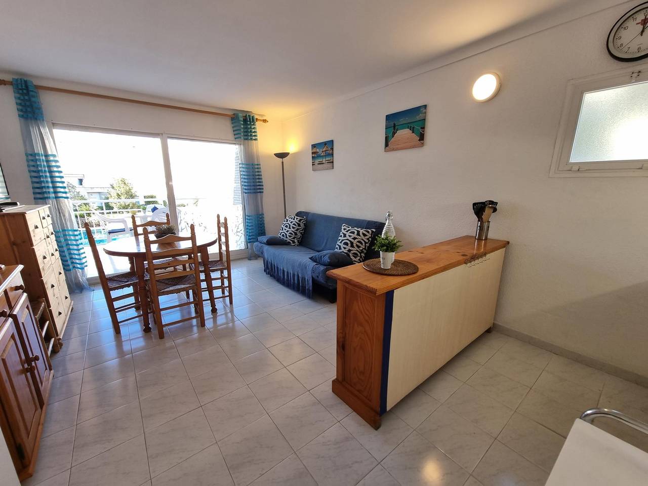 Ganze Ferienwohnung, Ferienwohnung für 6 Personen mit Balkon/Terrasse in l'Escala, Oberampurien