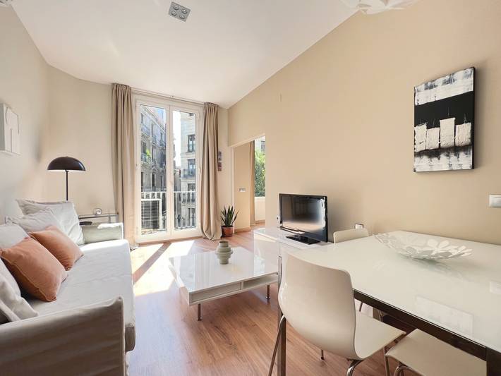 Appartamento per 4 persone, con balcone in Barri Gòtic
