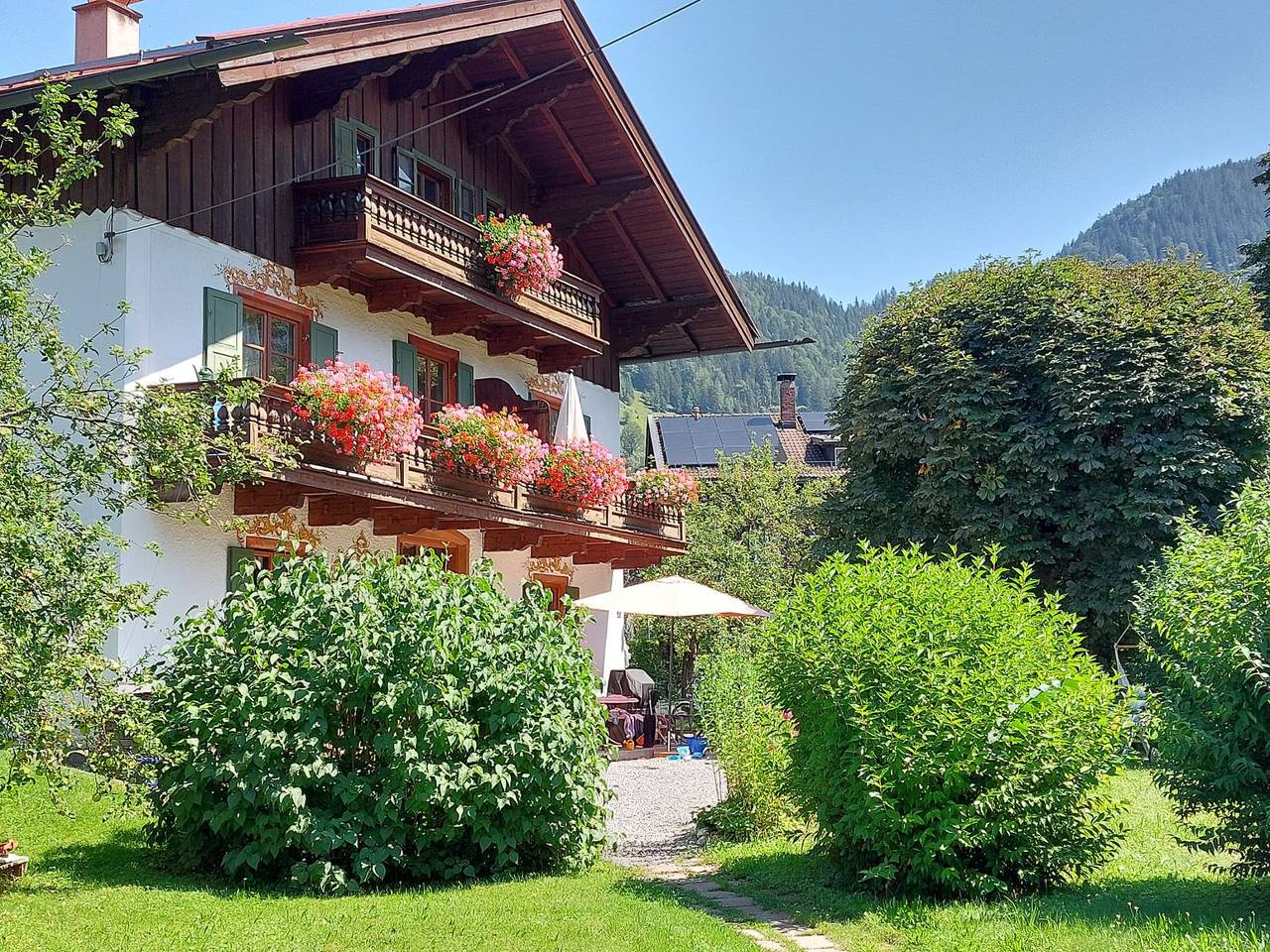 Appartement entier, Appartement 'Haus am Kurarten - Seeberg' avec vue sur la montagne, balcon et Wi-Fi in Sudelfeld, Bayrischzell