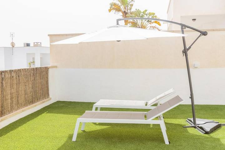 Casa rural para 6 personas, con jardín y terraza en San José (Almería)