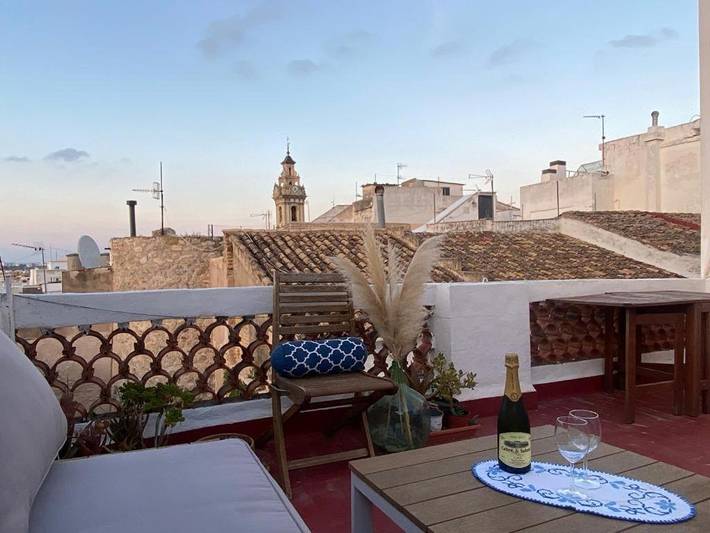 Ferienhaus für 5 Personen, mit Terrasse und Sauna sowie Ausblick - 1