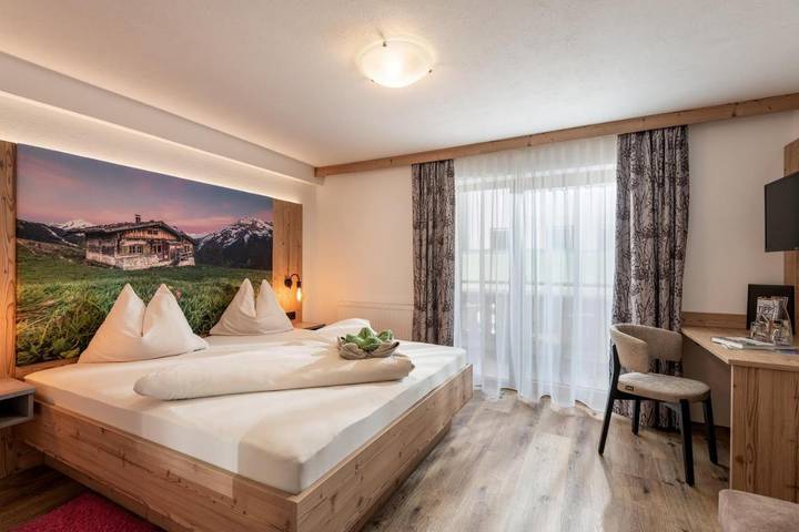 B&B für 2 Personen, mit Ausblick und Terrasse sowie Sauna in Gerlos