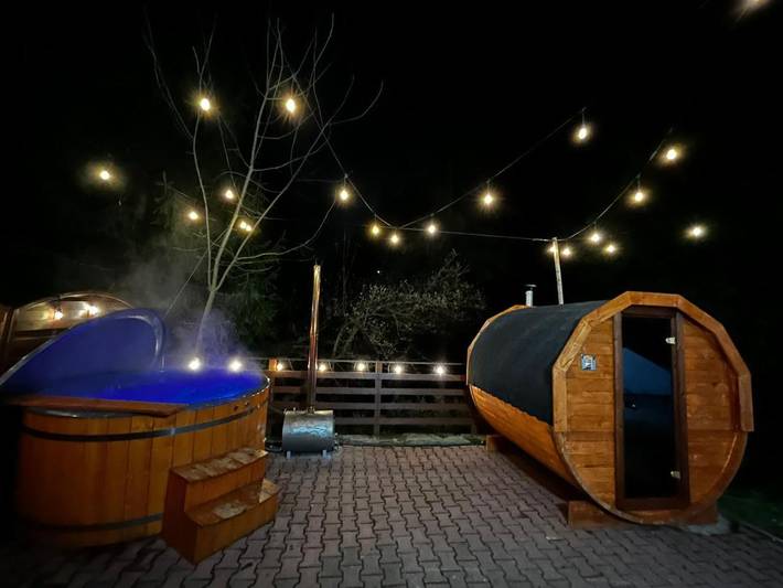 Dom wakacyjny dla 11 osób, z sauna i ogród oraz taras i widok w Międzybrodzie Bialskie