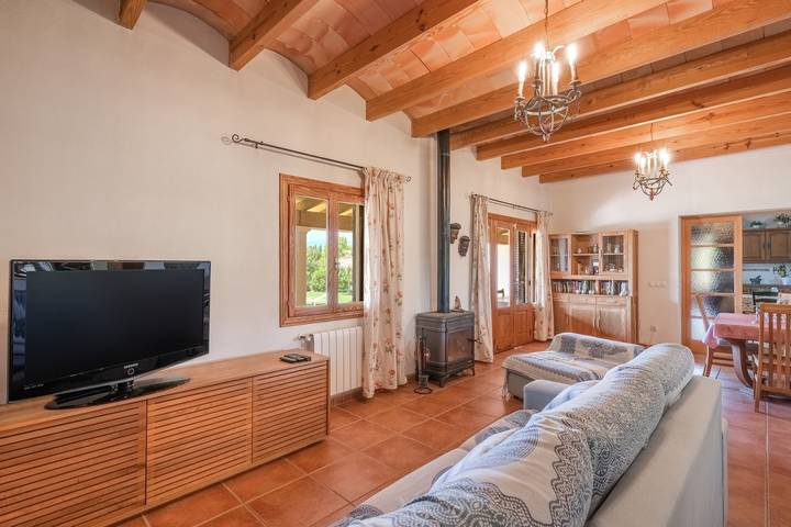 Finca 'Can Mossenyer' mit Bergblick, Privatem Pool und WLAN in Santa Maria del Cami, Mallorca Inselmitte