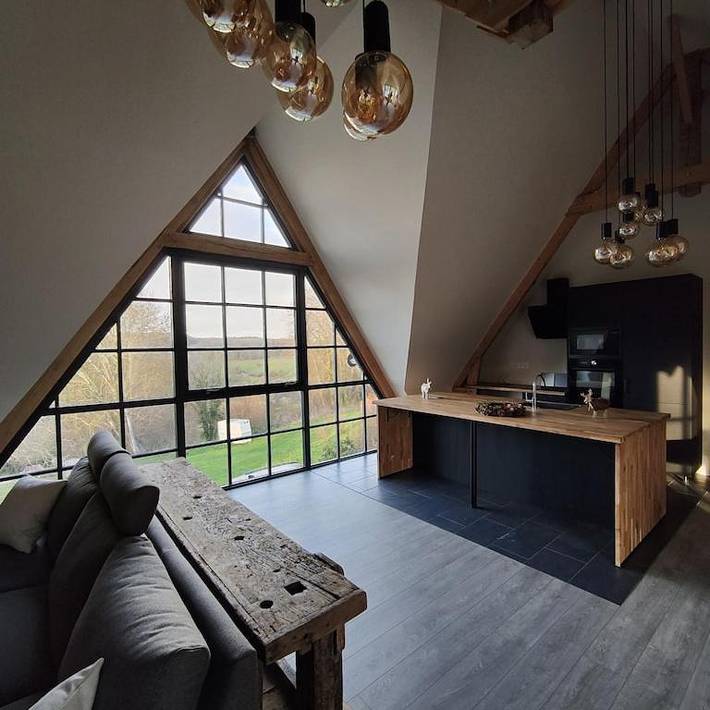 Location de vacances pour 4 personnes, avec terrasse ainsi que jardin et vue dans Le Mesnil Germain