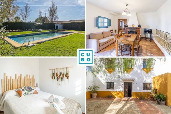 Casa de vacaciones para 6 personas, con terraza y jardín en Teba