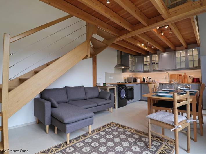 Appartement de vacances pour 6 personnes, avec sauna et terrasse ainsi que jardin et piscine dans Orne - 3