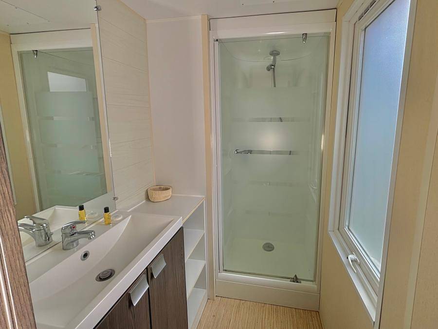 Camping Ensoya - Mobilheim 4 personen - Cottage 2 Schlafzimmer - mit Klimaanlage in Sigean, Côte d'Améthyste