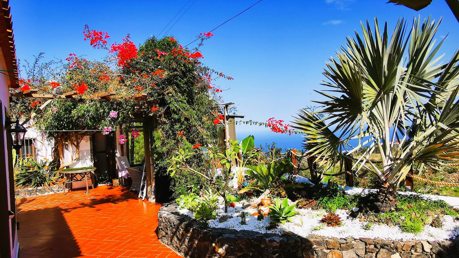 Finca De Los Frutales con Vista Mare, Terrazza Privata e Wi-Fi in Icod de los Vinos, Tenerife Nord