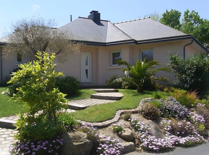Maison de vacances pour 4 personnes, avec jardin à Trébeurden