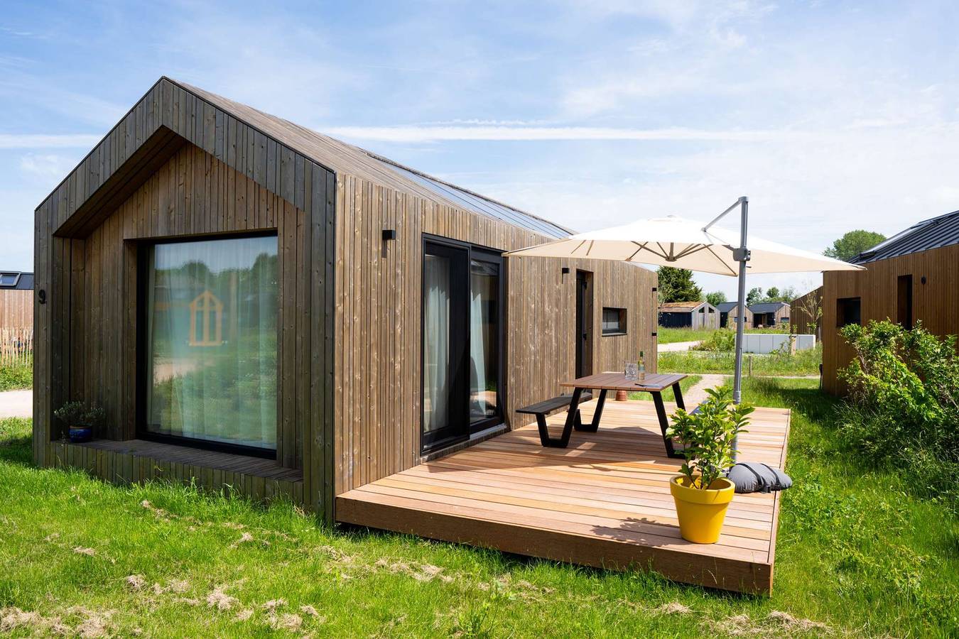 Blockhütte für 4 Personen mit Garten in Oud Ade, Südholland