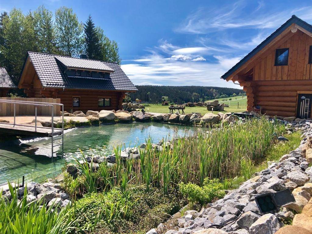 Ganze Wohnung, Naturstammhaus und Appartements Zum Brockenbaecker in Tanne, Harzvorland