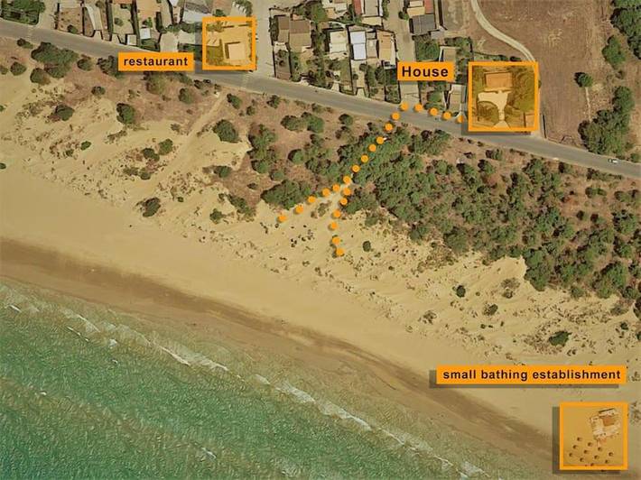 Casa sulla spiaggia per 4 persone, con giardino in Sicilia