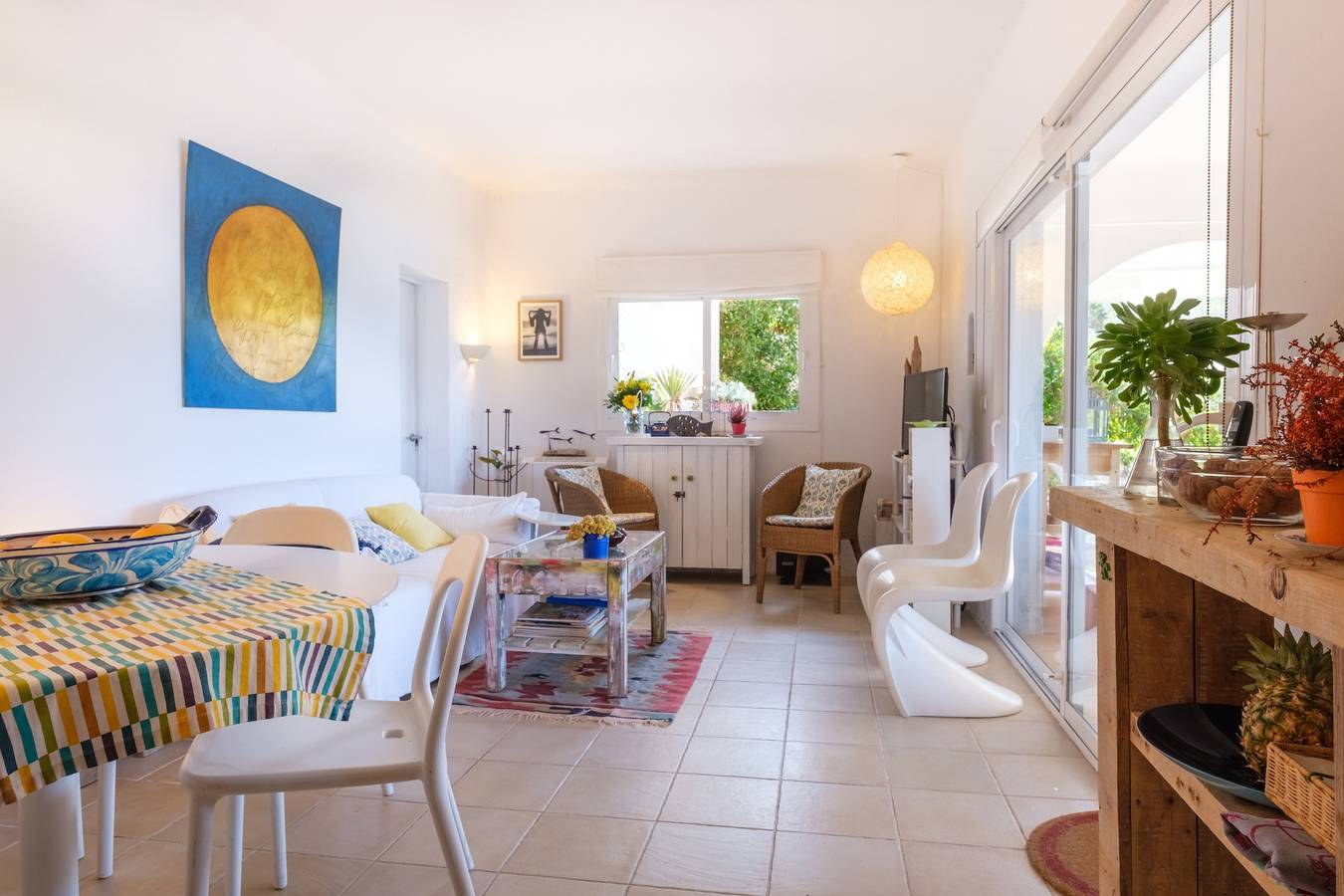 Vakantiehuis met airco, zeezicht, op 100m van Cala Vadella strand, Wi-Fi & parkeren, foto 9