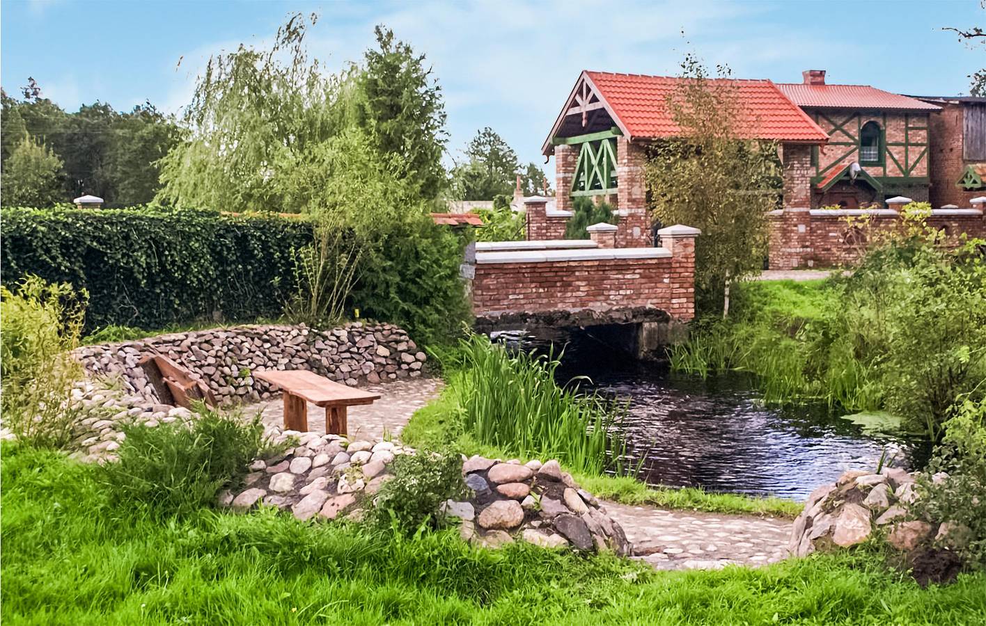 Ganze Ferienwohnung, Ferienwohnung für 4 Personen mit Terrasse in Slowinzischer Nationalpark