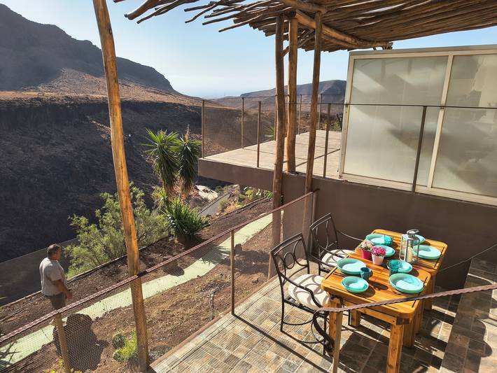 Vacation Home 'Estudio Finca Fani' with Sea View, Wi-Fi and Air Conditioning in Agüimes, East Gran Canaria