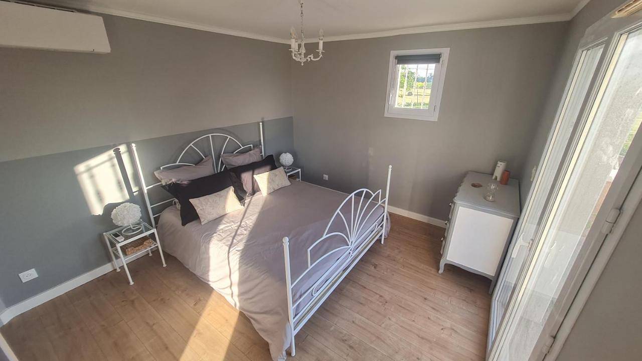 Double Room with Garden View in Saint-Georges-de-Reneins, Beaujolais