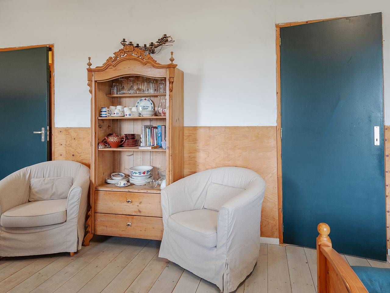 Ganze Wohnung, Bauernhaus am Lauwers mit Ruderboot in Friesland