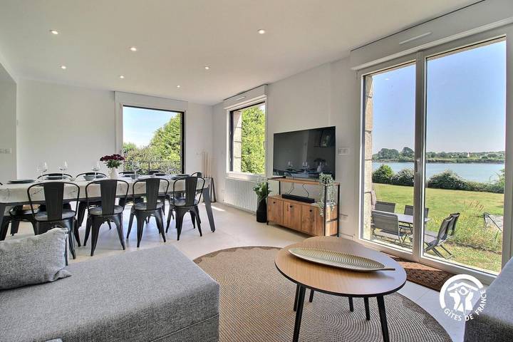 Gîte pour 10 personnes, avec Jardin et Vue à Belz