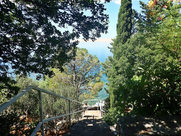 Appartement entier, Appartement de vacances pour 2 personnes avec terrasse in Barić Draga (Kvarn Bay), Barić Draga