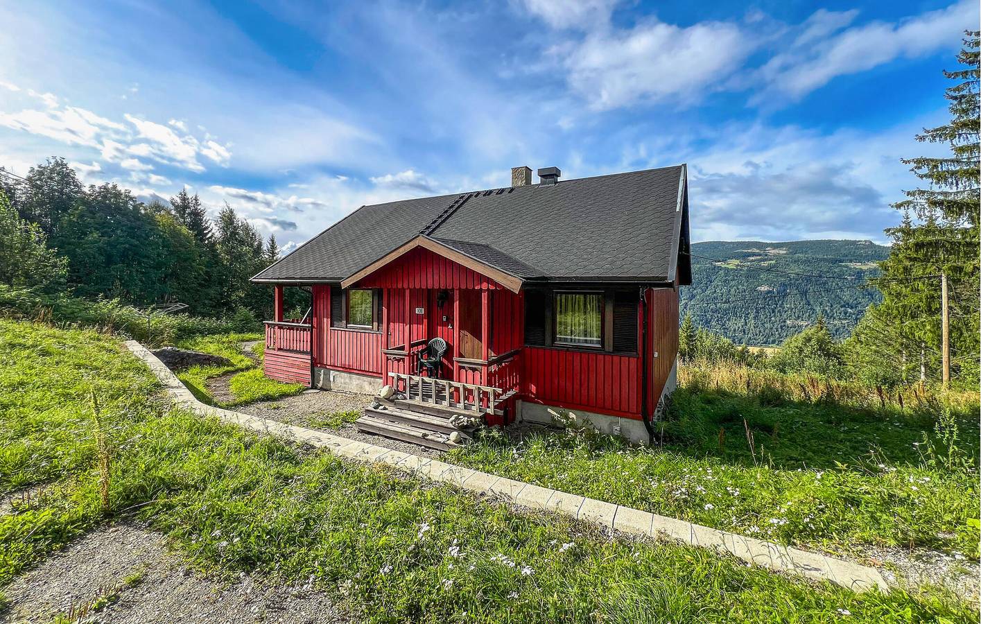 Ferienhaus für 6 Personen mit Terrasse in Sør-Fron