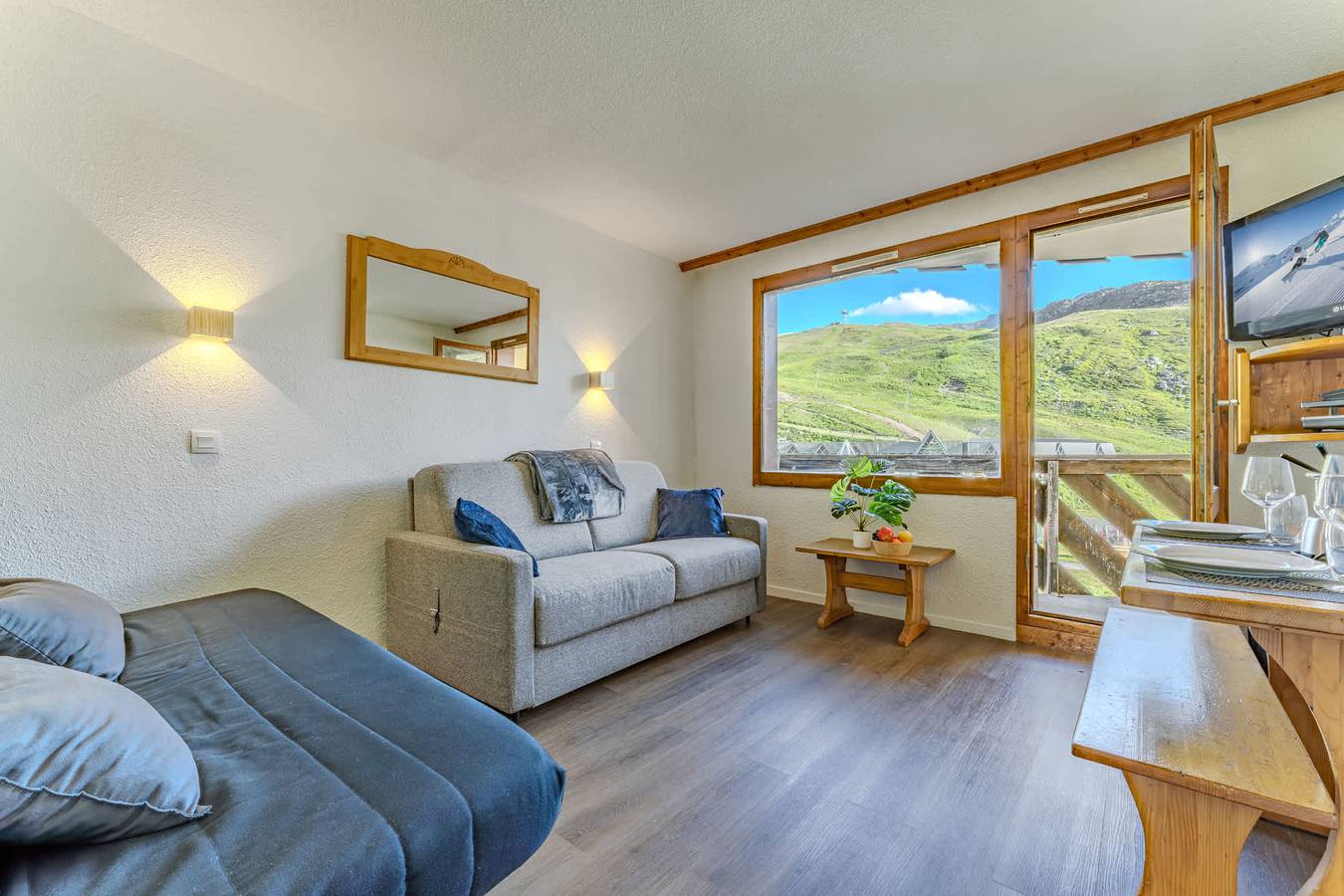 Geheel appartement, Vakantieappartement voor 4 personen met balkon/terras in Val Thorens, Les Trois Vallées
