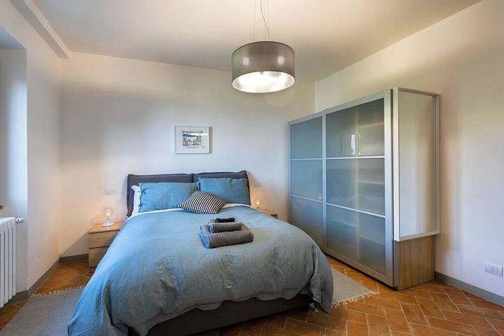 Casa Vinalia in den etruskischen Mauern von Cortona in Cortona, Arezzo Provinz