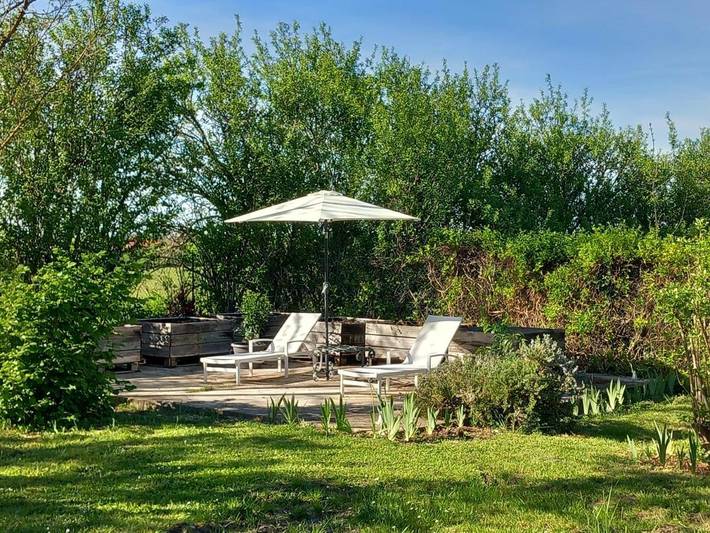 Gîte pour 2 personnes, avec jardin ainsi que terrasse et vue à Lalbenque - 2