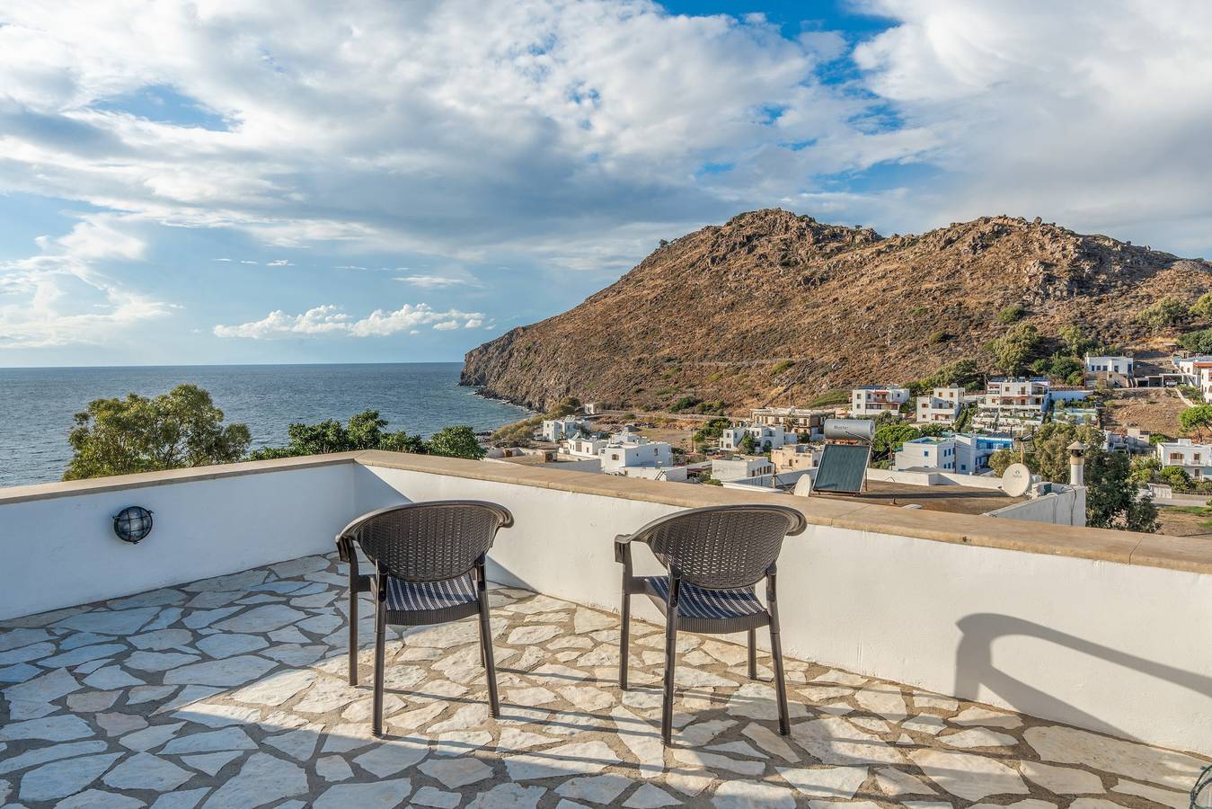 Zimmer 'Doppelzimmer mit Meerblick Nr. 4' mit Meerblick, Wi-Fi und Klimaanlage in Skala (Patmos), Patmos