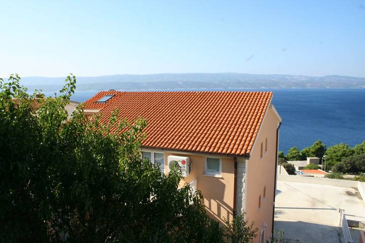 Ganze Wohnung, Studio Appartement mit Balkon und Meerblick Stanici, Omis As-2818-a in Stanici, Omis-Riviera