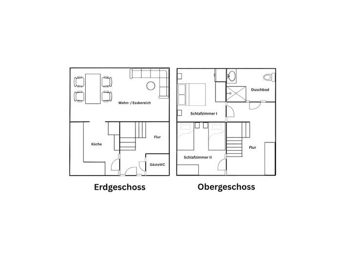 Ferienwohnung für 4 Personen, mit Garten und Terrasse