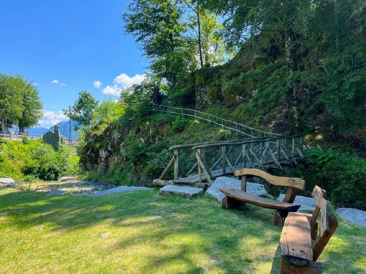 Rustico Eremo Rico in Minusio, Tessiner Alpen