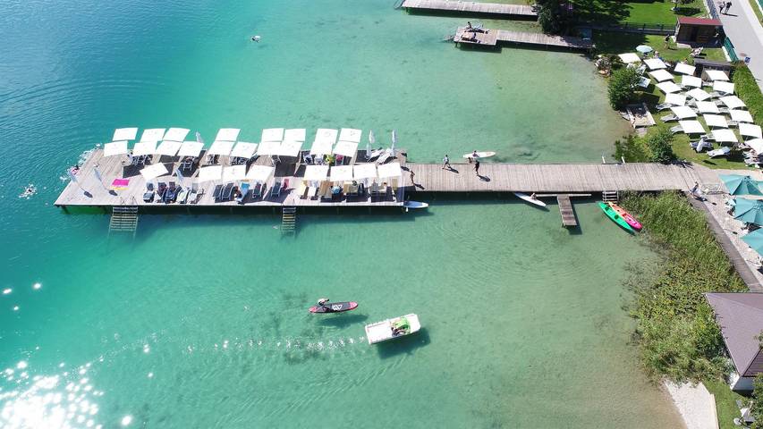Hotel für 2 Personen, mit Balkon und Terrasse sowie Garten und Sauna am Klopeiner See