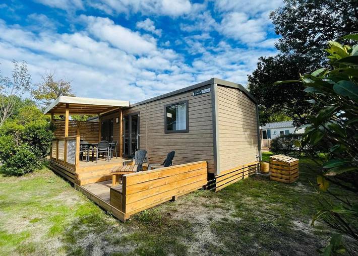 Bungalow para 6 personas, con piscina además de piscina para niños y jardín, Se admiten mascotas en Biscarrosse