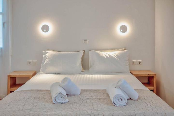 Location de vacances pour 4 personnes, avec vue et balcon dans Antiparos Ville