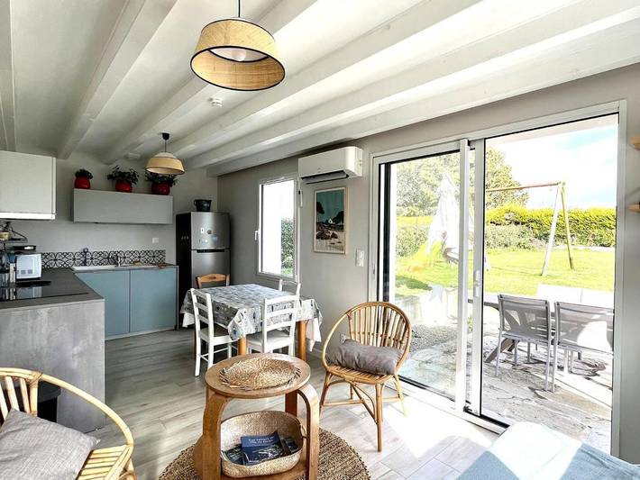 Location de vacances pour 4 personnes, avec terrasse et jardin dans Locmaria (Groix)