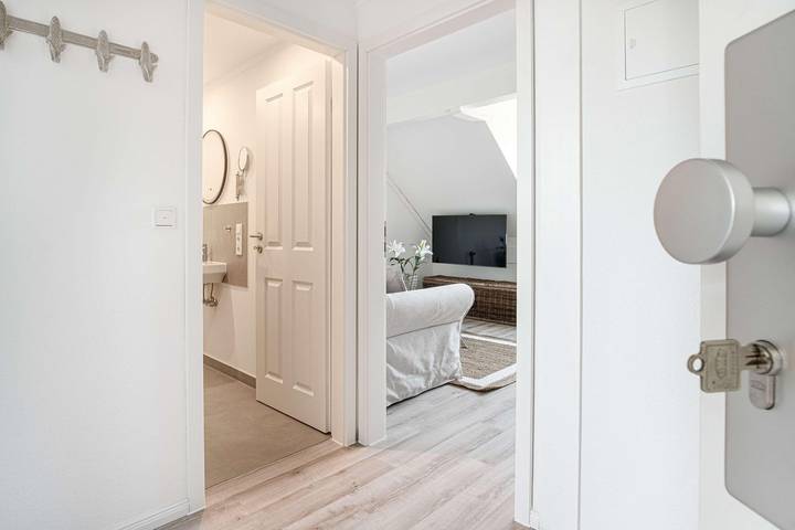 Ganze Wohnung, Komfortable Ferienwohnung "Inseloase" auf Pellworm nahe Meer mit Gartenblick in Nordfriesische Inseln (Schleswig-Holstein) (Schleswig-Holstein), Pellworm