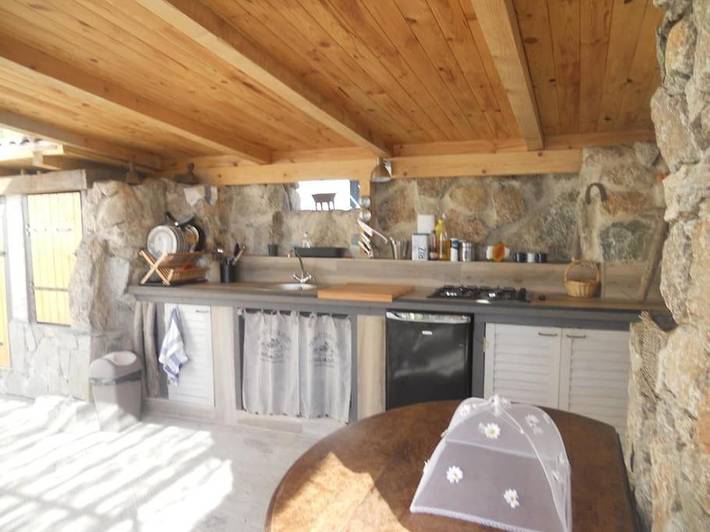 Location de vacances pour 4 personnes, avec terrasse ainsi que jardin et vue à Urtaca - 2