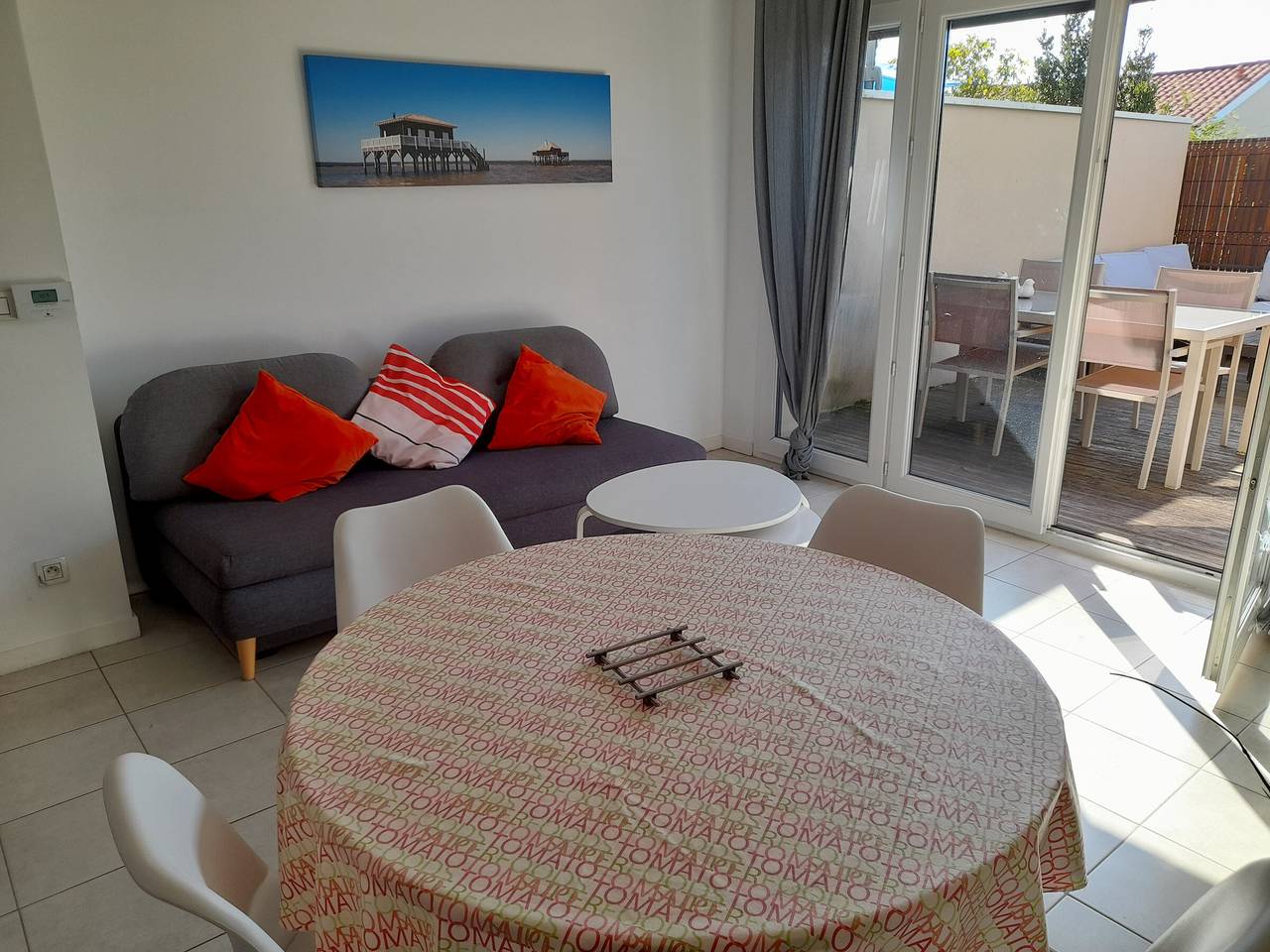 Ganze Wohnung, La Teste de Buch : Appartement T2 avec jardin et terrasse, proche centre, parking privé in La Teste-de-Buch, Arcachon und Umgebung