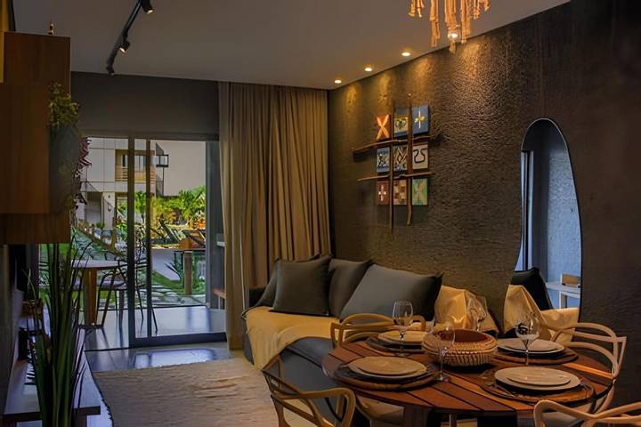 Casas e apartamentos de temporada para 2 pessoas, com piscina e jardim e ainda jacuzzi em Porto de Pedras