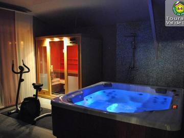 Gîte pour 6 personnes, avec jardin ainsi que terrasse et sauna à Benais